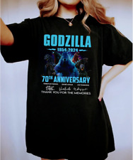 Rare Godzilla 1954 – 2024 70th Anniversary Thank You For The Memories T-Shirt picture