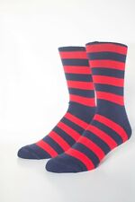 #MyUglySock -  Limited custom Tiger Striped socks RED BLUE picture