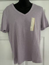 Women’s Universal Thread Purple Size Small V-Neck  T-Shirt picture