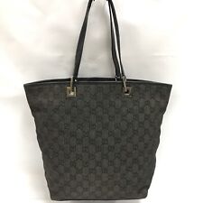 Auth  gucci GG canvas tote bag canvas black 31243 3444 from Japan 0508 7405 picture