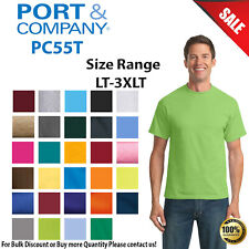 Port & Company PC55T Mens Big & Tall Short Sleeve Core Blend Crew Neck Tee picture
