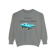 Classic American Muscle 1971 Barracuda Cuda Unisex Garment-Dyed Sweatshirt picture