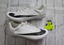 Nike Zoom Rival Sprint White Black Track Spikes Men's Size 7 w/spikes picture