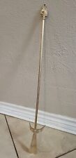 Rare Long Vintage BRASS HORSE HEAD SHOE HORN 27” Long in EXCELENT CONDITION LQQK picture