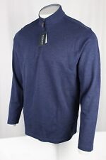 Mizzen + Main Men's Staton 1/4 Zip Pullover Sweater Size XL Reg Navy Blue # 7020 picture