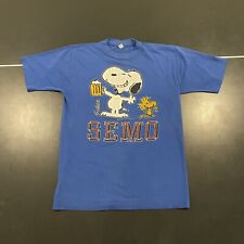 vintage 1965 semo snoopy shirt size L usa made single stitch picture