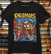 Primus Band T-Shirt Music Concert Black Cotton Unisex S-234XL RM73 picture