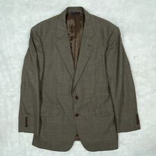 Brooks Brothers Wool Blazer Sport Coat Mens 42R Brown 2-Button Made in Italy picture