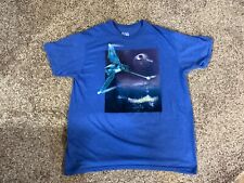 Star Wars Endor moon Large blue unisex short sleeve tee shirt picture