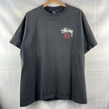 Vintage 90s Stussy T-Shirt Size XL Feeling Irie Rasta Reggae Skateboards USA picture
