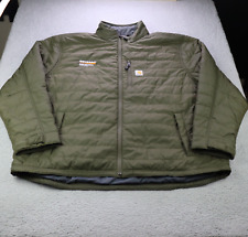 Carhartt Rain Defender Jacket Mens XXXL Green Insulated Relaxed Fit Lightweight picture