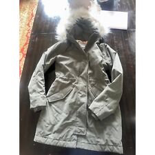 ABERCROMBIE & FITCH ULTRA PARKA JACKET COAT OLIVE GREEN WOMENS SIZE Small picture