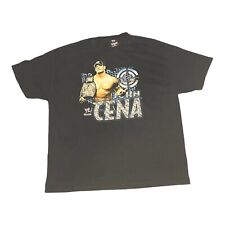 Vintage WWE Men's Size XXL 2XL  John Cena Graphic T-Shirt 2002 Black Dr Of Thug picture