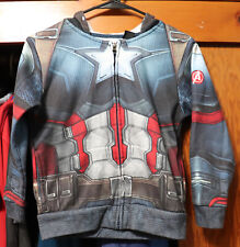 Marvel Captain America Civil War Hoodie Graphic Print Pullover Boys Youth 5/6 picture