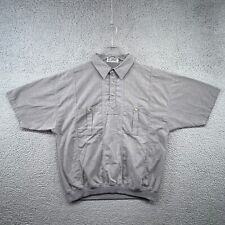 Vintage CC Sport Shirt Mens Large Gray Short Sleeve Casual Button Down 80s picture