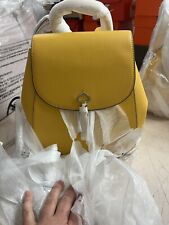 kate spade new york Adel Flap Leather Backpack Shoulder Bag, Medium - Sunflower picture