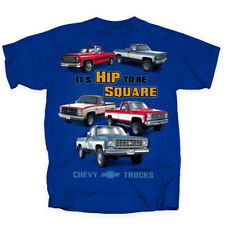 Joe Blow T's Chevy Trucks Hip To Be Square Body Men's T-Shirt 3rd Gen 1973 1987 picture