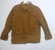 Filson Oiled / Waxed Tin Cloth Unlined Jacket Size Medium Made USA Style 20003 picture