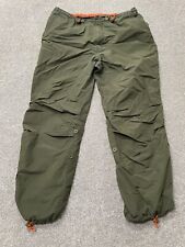 VINTAGE Abercrombie & Fitch Pants Large 34X32 Green Cargo Paratrooper Mens picture