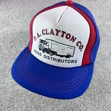 Snapback Hats for Men VTG Trucker Cap Clayton Big Logo American Food Advertise picture