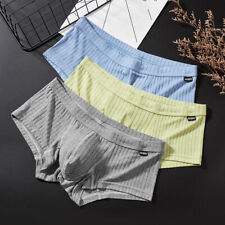 Men's Sexy Underwear Low waist Briefs U Pouch Boxers Striped Shorts Underpants picture