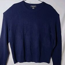 The Men's Store bloomingdale's Men XL Cashmere Blue Crew Neck Pullover Sweater picture