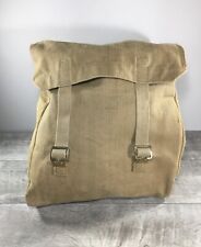 Vintage WWII WW2 Era Army Canvas Rucksack Backpack Field Military British Pack picture