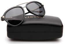 NEW VERSACE MOD.4341 GB1/87 3N BLACK SUNGLASSES 58-18-140mm B49mm Italy picture