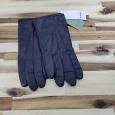NEW w TAGS Goodfellow & CO 3M 40 Gram Thinsulate Tech Lined Black Leather Gloves picture