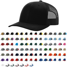 Richardson 112 Trucker Hat Snapback Adjustable Cap One Size Fits Most All Colors picture
