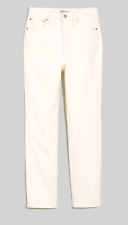 Madewell $138 Tall High-Rise Perfect Vintage Jean Tile White Size T30 NE026 picture