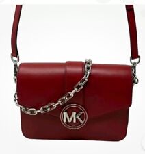 Michael Kors Crossbody MD Carmen Mulberry Convertible NWT picture