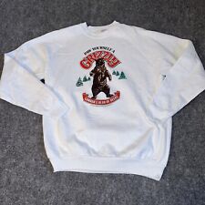Vtg Grizzly Canadian Bear Of Beers Crewneck Sweatshirt Mens Xl 1980s 80s Promo picture
