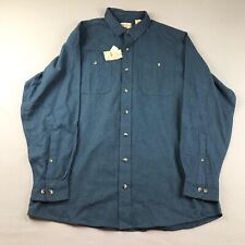 Red Head Shirt Mens XLT Blue Cotton Long Sleeves Button Up Outdoors NWT picture