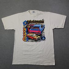 Mopar Nationals T Shirt Mens XL White 1990 Vintage Single Stitch Muscle Car Race picture