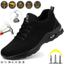 Mens Safety Steel Toe Cap Work Shoes Indestructible Boots Breathable Sneakers picture