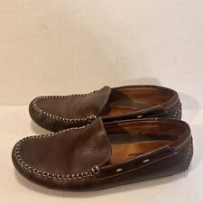 Johnston & Murphy Flex Driving Moc Loafers Brown Leather 25-0940 Men's 8.5M picture