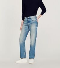 Sandro Paris Faded Straight-Leg Organic Cotton Mens Jeans (Size US 31) picture