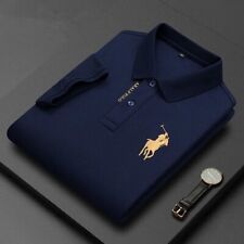 Embroidered Men's Pure Cotton Popsicle Cotton Hot Selling Polo Shirt Summer New picture