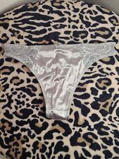 Vtg Frederick's Of Hollywood Silky Second Skin Thong Panty Size Lg picture