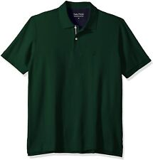 Nautica Men's Big and Tall Classic Fit Short Sleeve Solid Performance Deck Polo  picture