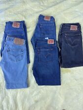Lot Of 5 Levi’s Jeans 501 Student Various Sizes picture