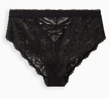 Torrid size 4/4x panties XO BACK CHEEKY PANTY - LACE BLACK BLACK 26/28 NWT picture