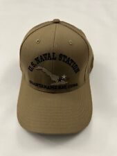 The Corps US Naval Station Guantamo Bay Logo Beige Baseball Cap Hat One Size picture