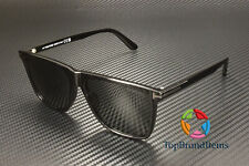 TOM FORD Fletcher FT0832-N 01A Shiny Black Smoke Plastic 57 mm Men's Sunglasses picture