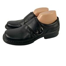 Josef Seibel Womens Size 42 11 Theresa  Black Casual Shoes Leather Strap Loafer picture