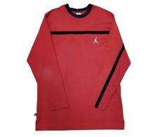 Vintage Nike Air Jordan Long Sleeve Bred Colorway Waffle Thermal Shirt Mens XL  picture