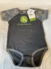 John Deere Licensed Black and Camo Infant Bodysuit 18 Months Infant picture