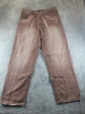 Vintage Y2k South Pole Jeans Mens Size 40x32 Red Faded Baggy Straight Denim picture