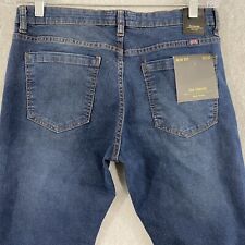Six Lincoln New York Men's Size 32/32 (30x29) Slim Fit Denim Blue Jeans NWT READ picture
